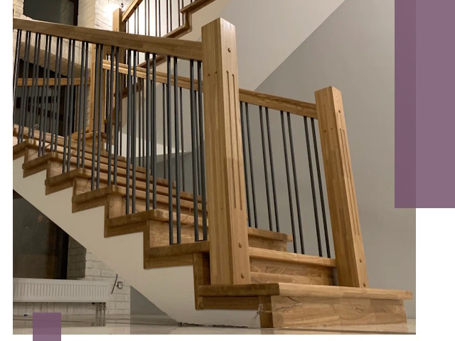 Реставрация деревянных и металлических лестниц в Баксане