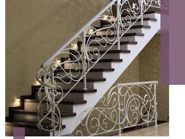 Кованые лестницы под ключ в Баксане — изготовление и монтаж