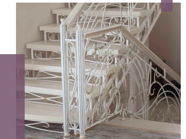 Изготовление кованых лестниц на заказ в Баксане от 85867 руб. | ПРОЛЁТ-Бкс