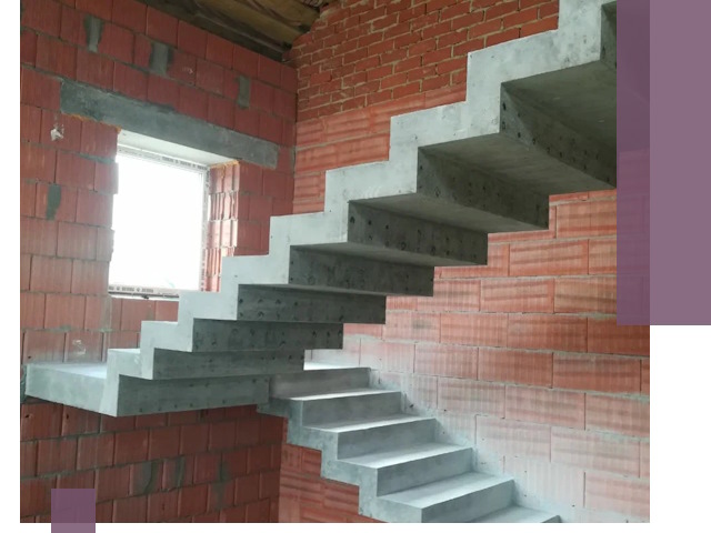 Бетонные лестницы под ключ в Баксане: монтаж, демонтаж, ремонт