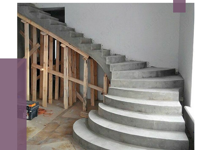 Изготовление бетонных лестниц под ключ в Баксане от 19699 руб. | ПРОЛЁТ-Бкс