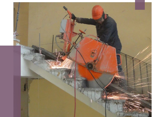 Демонтаж бетонных лестниц в Баксане от 4546 руб. за м2 | ПРОЛЁТ-Бкс