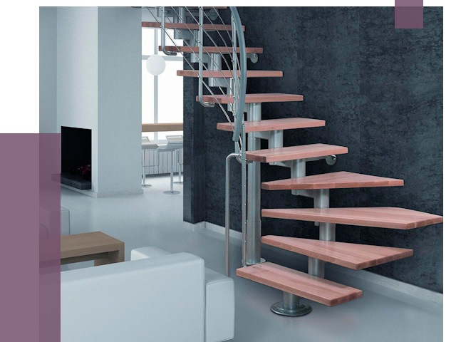 Модульные лестницы в Баксане от 16668 руб. — купить в ПРОЛЁТ-Бкс