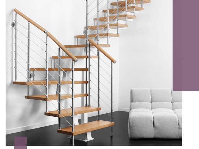 Модульные лестницы под ключ в Баксане — монтаж и изготовление