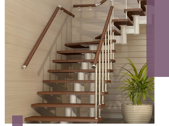 Изготовление модульных лестниц под ключ в Баксане