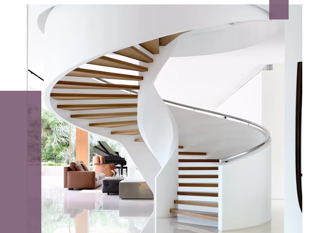 Винтовые лестницы в Баксане под ключ от 47985 руб. | ПРОЛЁТ-Бкс