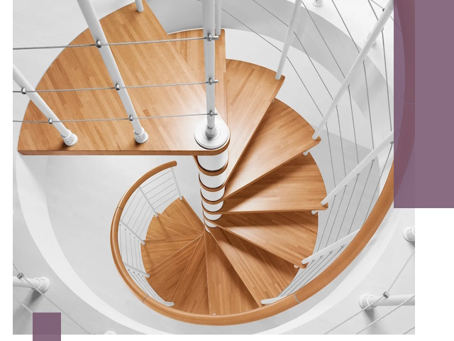 Изготовление винтовых лестниц под ключ в Баксане