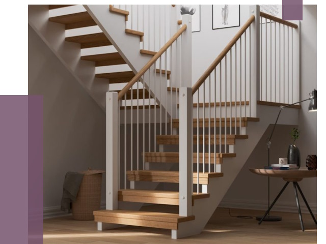 Маршевые лестницы в Баксане от 37630 руб. — монтаж | ПРОЛЁТ-Бкс