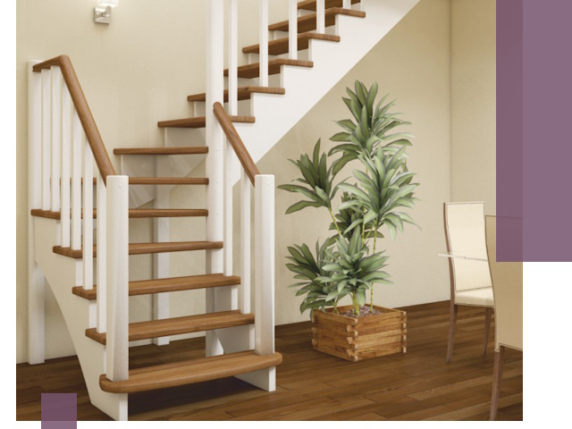 Г-образные лестницы под ключ в Баксане — изготовление и монтаж