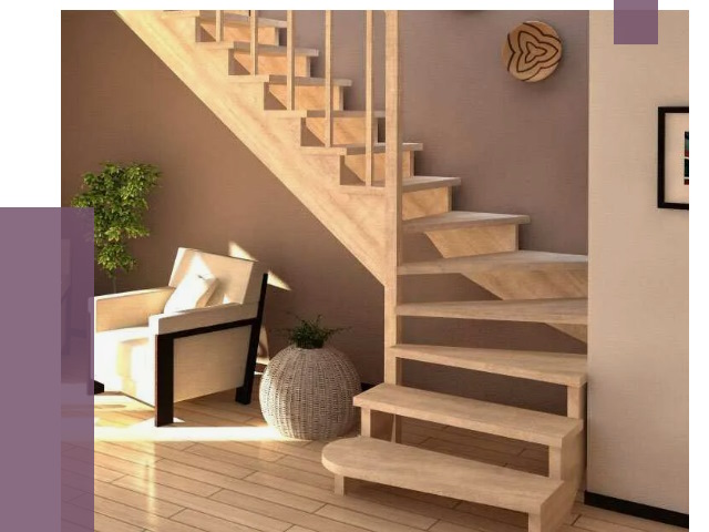 Изготовление Г-образных лестниц в Баксане от 18689 руб. 