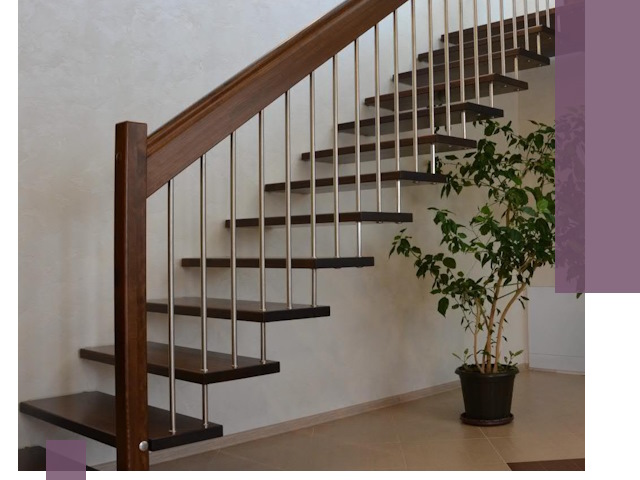 Лестницы на больцах под ключ в Баксане – изготовление и монтаж