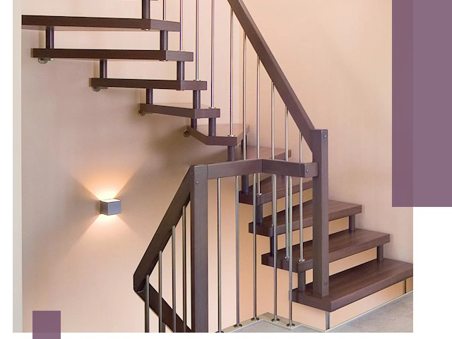 Изготовление лестниц на больцах в Баксане под ключ