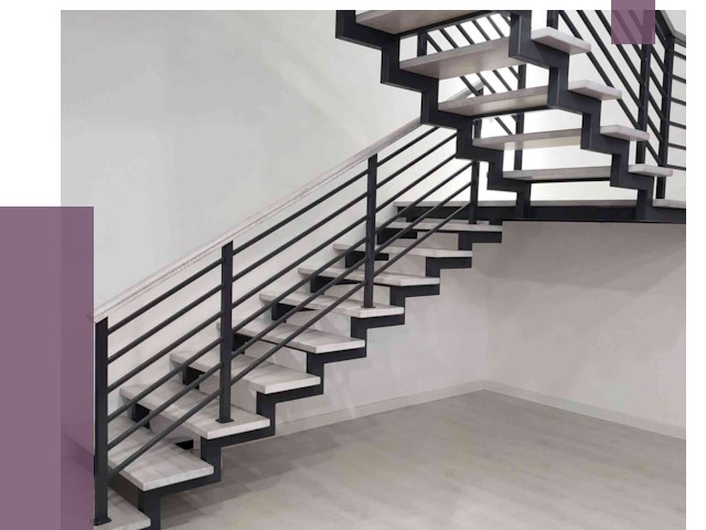 Лестницы на металлокаркасе под ключ в Баксане от 12628 руб. | ПРОЛЁТ-Бкс