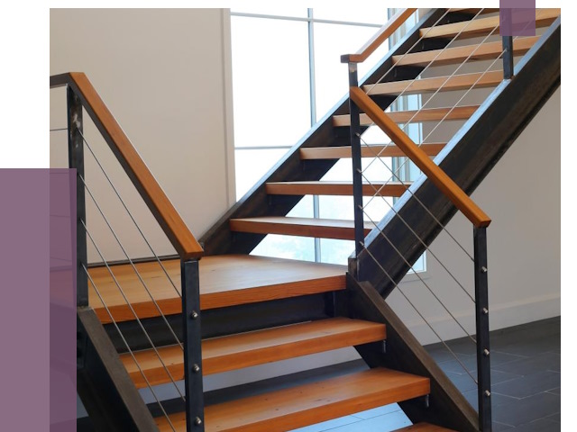 Изготовление лестниц на металлокаркасе в Баксане от 18689 руб. | ПРОЛЁТ-Бкс