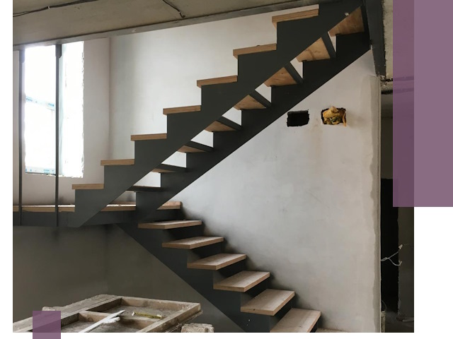 Изготовление лестниц на металлокаркасе в Баксане от производителя