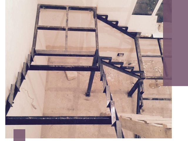 Монтаж лестниц на металлокаркасе в Баксане быстро и качественно