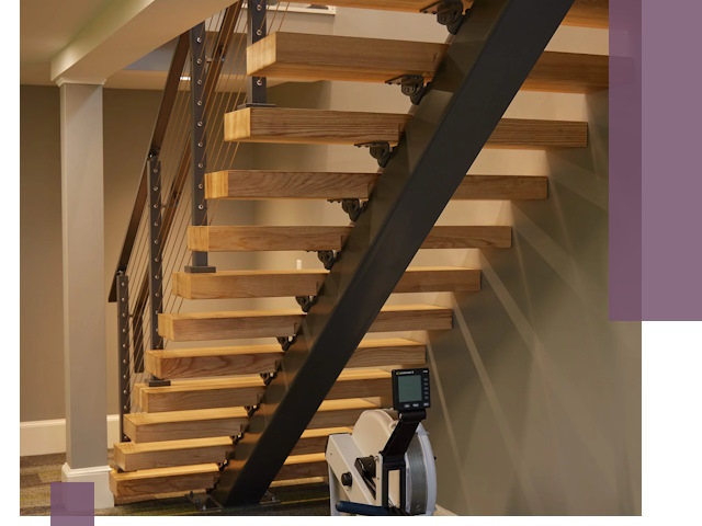 Лестницы на монокосоурах под ключ в Баксане - изготовление и монтаж