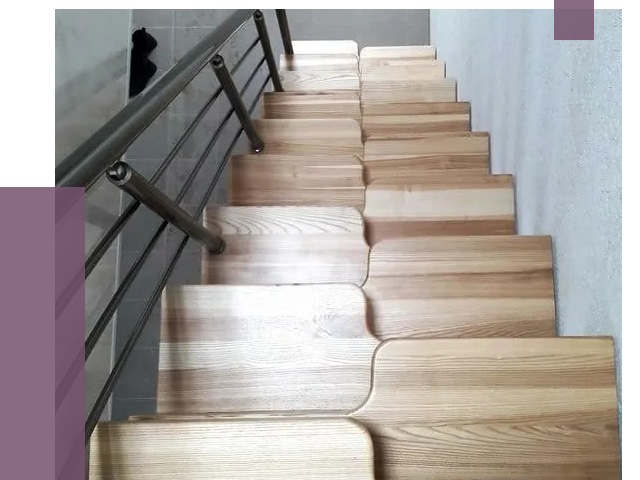 Лестницы гусиный шаг в Баксане от 12880 руб. под ключ | ПРОЛЁТ-Бкс