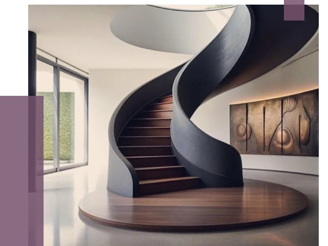 Элитные лестницы под заказ в Баксане от 186887 руб. — ПРОЛЁТ-Бкс