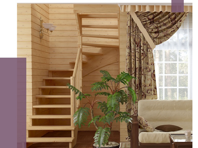 Лестницы для дачи в Баксане от 75007 руб.  | ПРОЛЁТ-Бкс