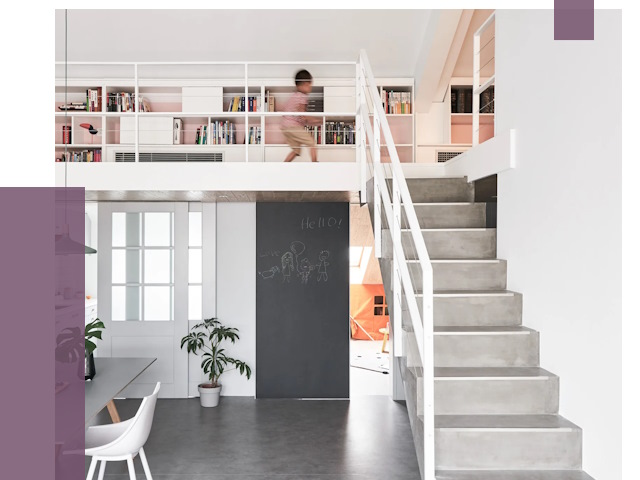 Лестницы для двухуровневой квартиры в Баксане от 174260 руб. | ПРОЛЁТ-Бкс