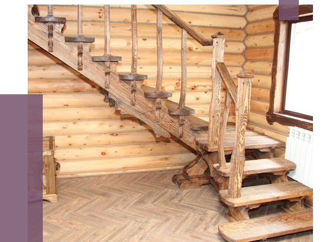 Лестницы в баню в Баксане от 18891 руб. — изготовление | ПРОЛЁТ-Бкс