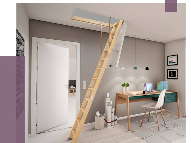 Чердачные лестницы в Баксане — от 14395 руб. | ПРОЛЁТ-Бкс