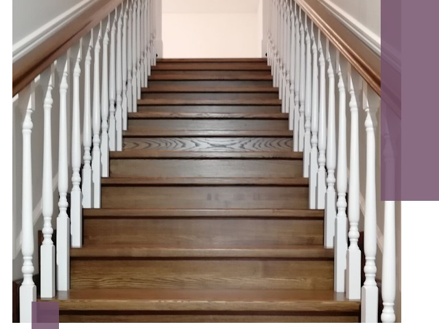 Лестницы из ясеня на заказ в Баксане — изготовление и монтаж