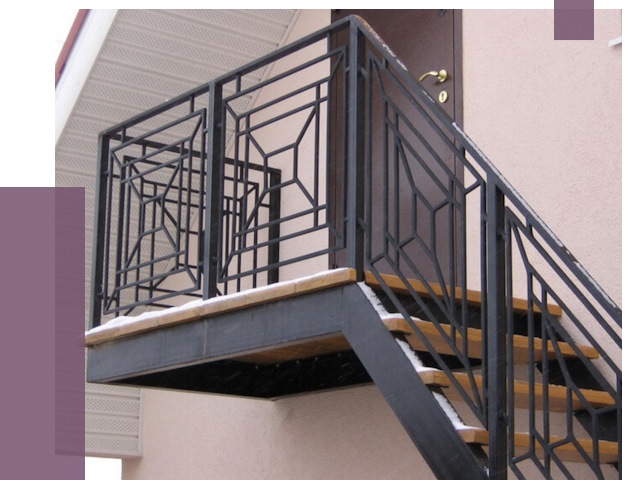 Металлические перила в Баксане от 4243 руб.  | ПРОЛЁТ-Бкс