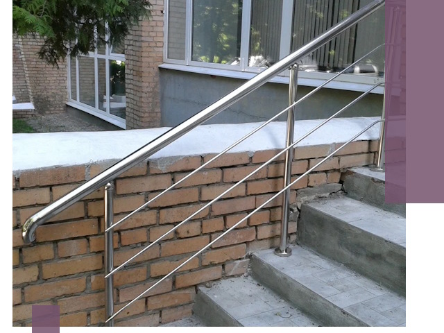 Перила из нержавеющей стали высокого качества в Баксане