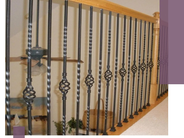 Изготовление и монтаж кованных перил в Баксане под ключ