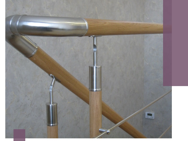 Комбинированные перила на заказ в Баксане — монтаж и производство