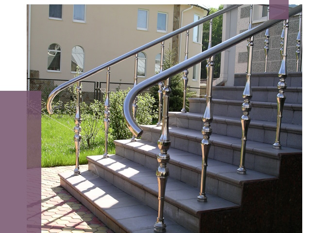 Перила для крыльца в Баксане от 10607 руб. — монтаж ПРОЛЁТ-Бкс