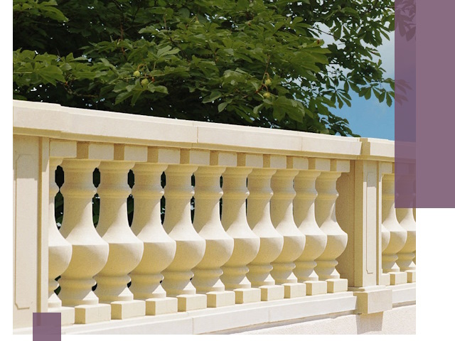 Установка балюстрады в Баксане: изготовление и монтаж под ключ