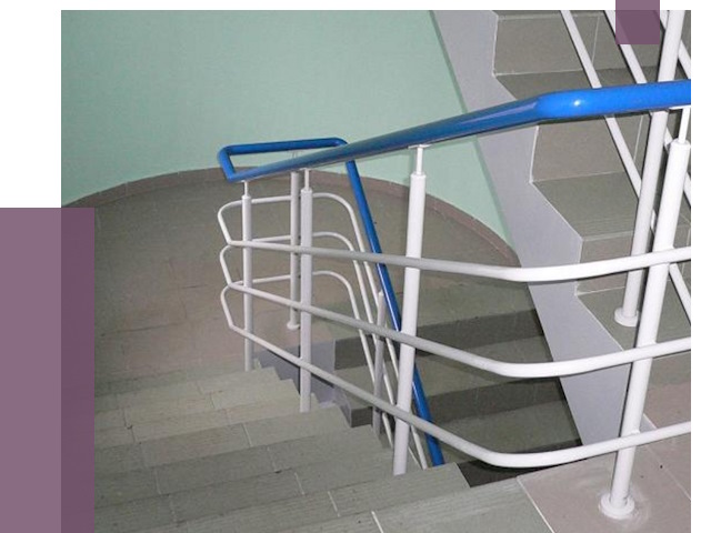 Перила в подъезде в Баксане — установка и замена от 7324 руб. | ПРОЛЁТ-Бкс