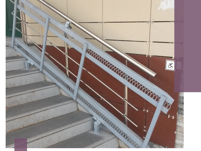 Изготовление откидных пандусов под ключ в Баксане