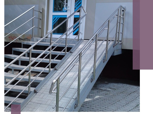 Пандус на крыльцо под ключ в Баксане: монтаж и изготовление