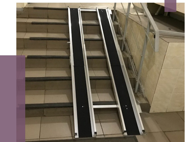 Установка пандуса в подъезд в Баксане от 7880 руб. под ключ | ПРОЛЁТ-Бкс