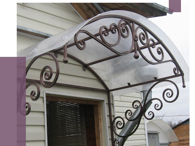 Изготовление козырьков в Баксане от 7273 руб. — заказать | ПРОЛЁТ-Бкс