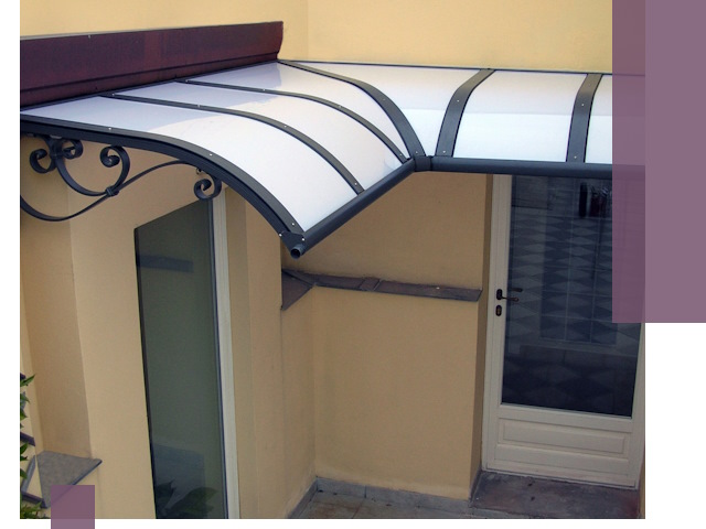 Монтаж козырьков любой сложности в Баксане под ключ