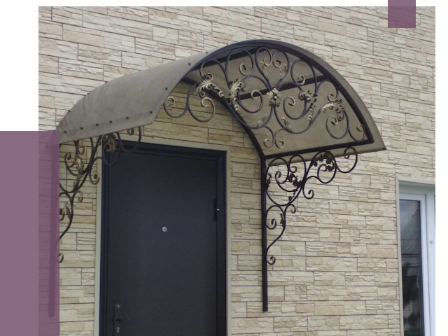 Ремонт козырьков в Баксане от 7324 руб.  | ПРОЛЁТ-Бкс