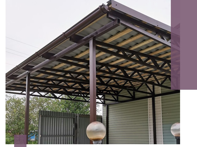 Навесы под ключ в Баксане: изготовление, монтаж и гарантия