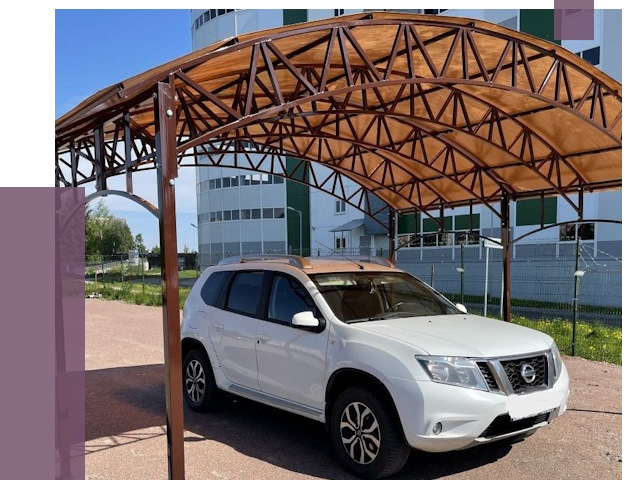 Недорогие навесы в Баксане от 42428 руб.  | ПРОЛЁТ-Бкс