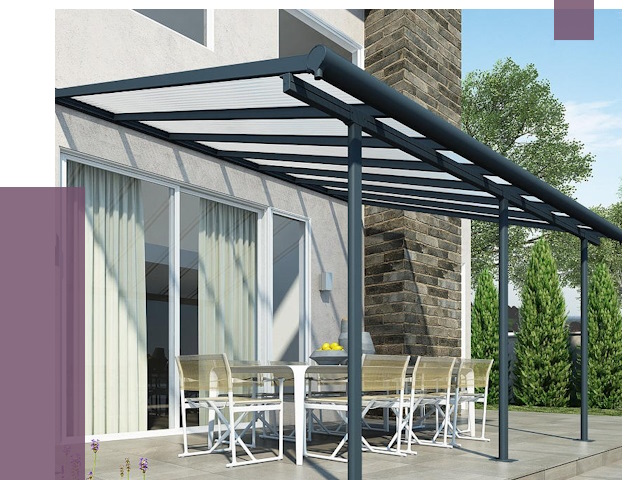 Навесы пристенные в Баксане от 8991 руб. — монтаж и установка | ПРОЛЁТ-Бкс