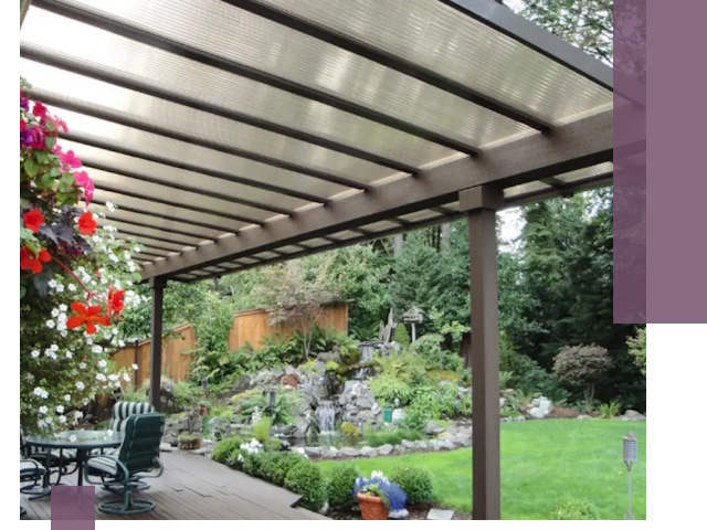 Навесы из поликарбоната под ключ в Баксане быстро и надёжно