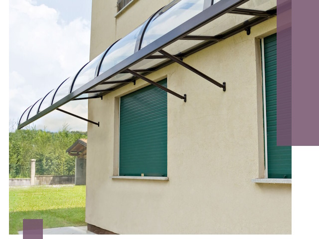 Козырьки над окнами в Баксане — изготовление и монтаж по выгоде