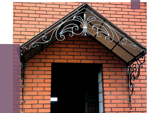 Металлические козырьки в Баксане от 10557 руб. 