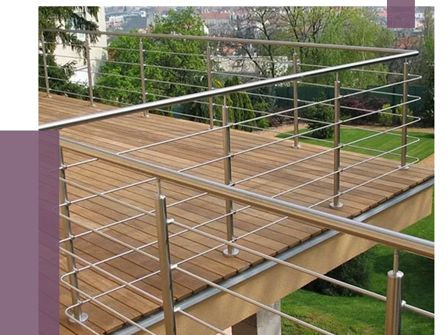 Алюминиевые парапеты в Баксане под ключ от 7678 руб. 