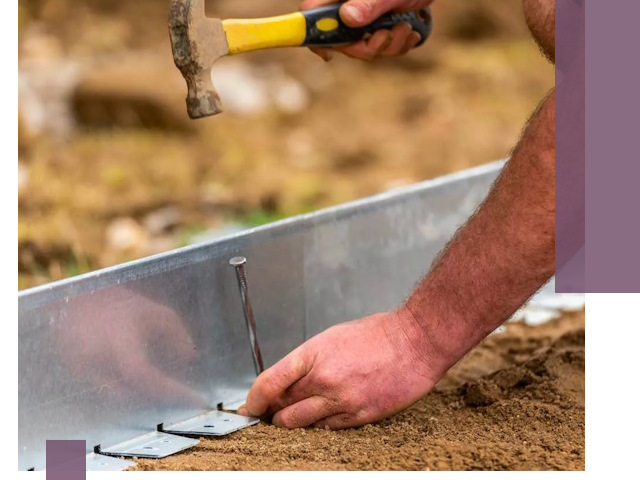 Монтаж металлических бордюров в Баксане быстро и качественно