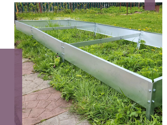 Металлические бордюры для грядок в Баксане от 1768 руб. 